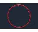 RIM RINGZ Röd 15” set / 4 styck