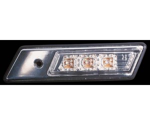 BMW 3 E36 fram till 1996 LED Sidoblinkers med kromram