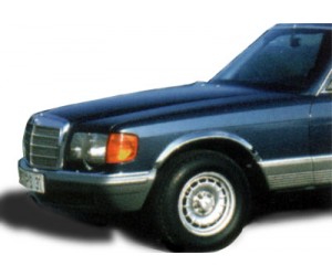 Skärmkantlister MB W126 S-Klasse